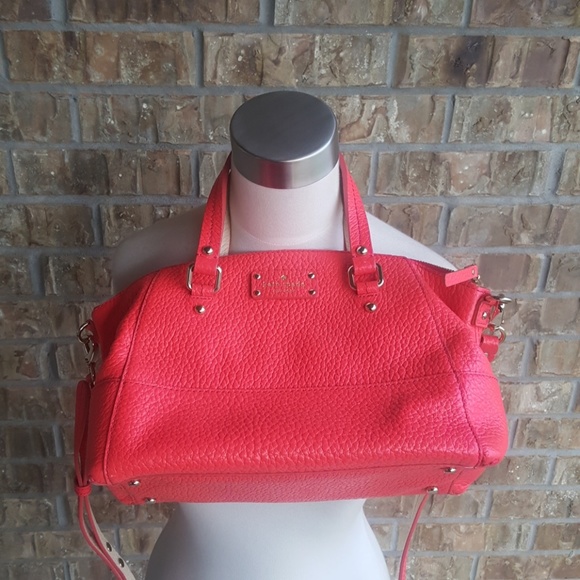 kate spade Handbags - KATE SPADE Neon Pink Handbag with Strap